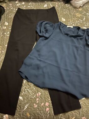Anne Klein Black Garment with Logo Tag